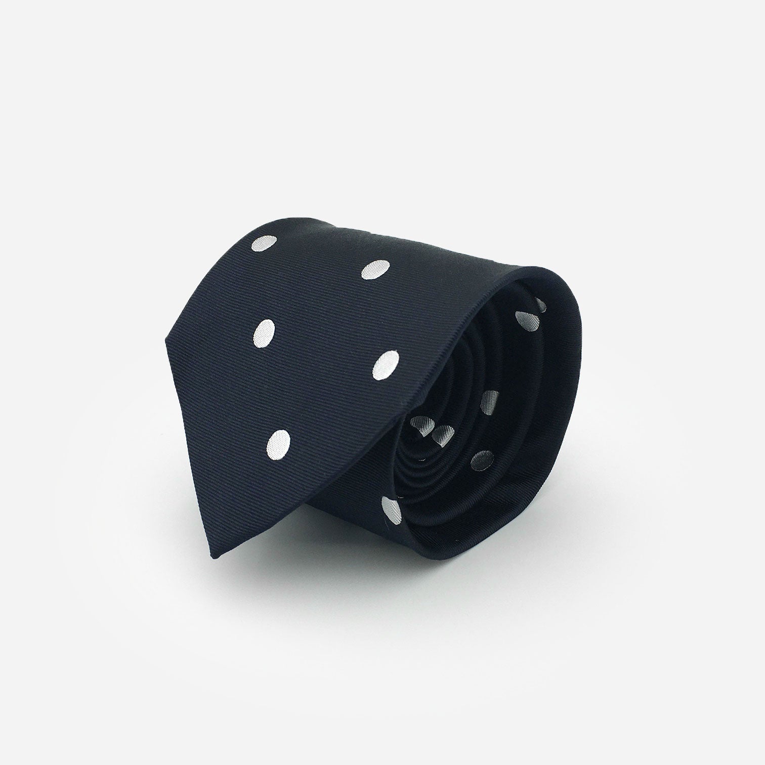 Cravate fine en polyester à pois pour hommes, cravates à pois Cravate fine en polyester à pois pour hommes, cravates à pois