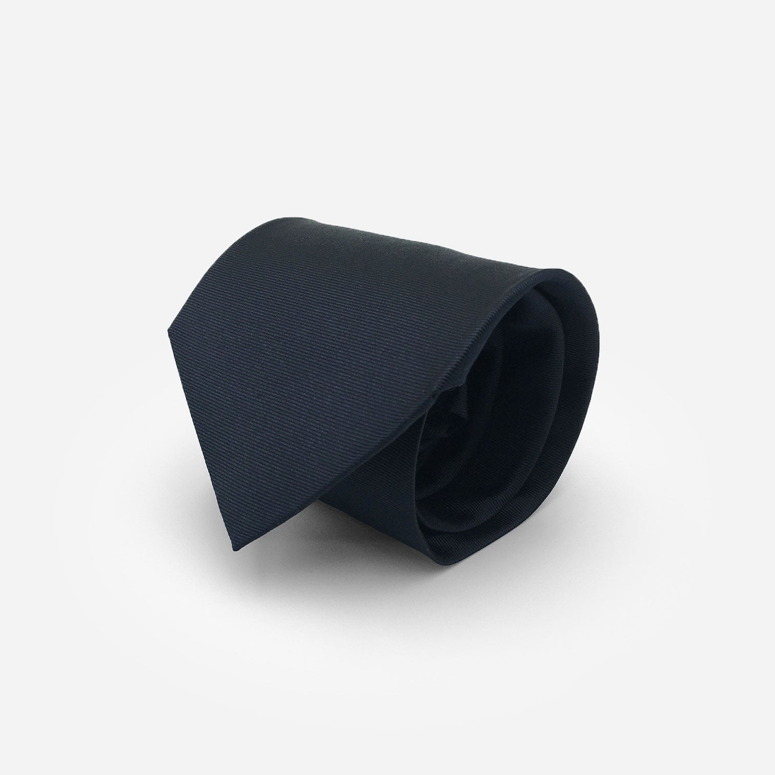 TigerTie Cravate En Soie Designer Bleu Marine Noir à Carreaux - Élégance Classique Et Raffinée